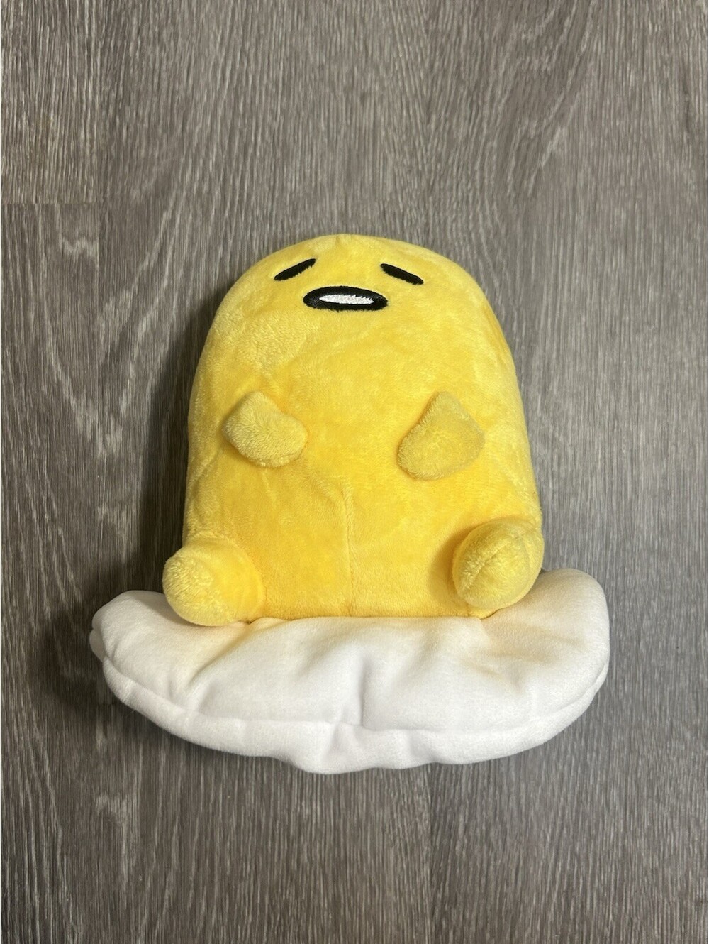 GUND Sanrio Gudetama Lazy Egg Meh 5inch Yellow Stuffed Plush